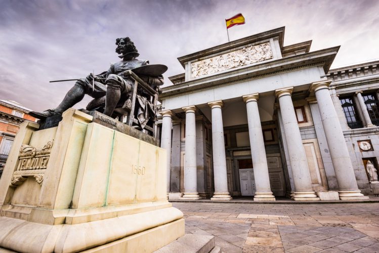 The Prado Museum in Madrid, Spain